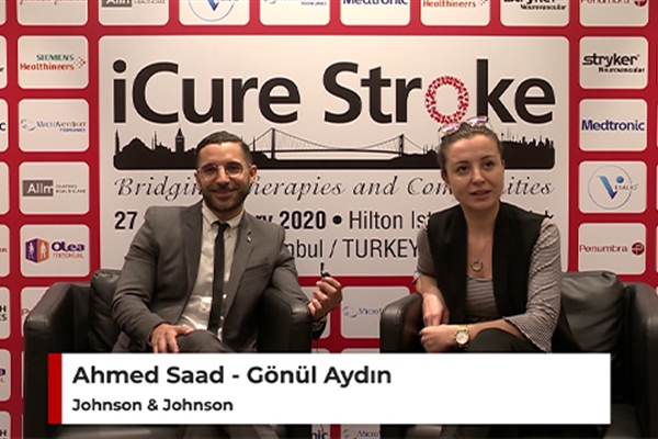 iCure Stroke 2020 Interview | Johnson&Johnson - Ahmed Saad & Gönül Aydın
